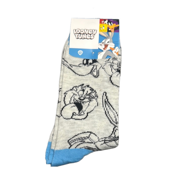 Bioworld Other - 3/$18 Looney Tunes Bugs Bunny Casual Crew Socks NWT